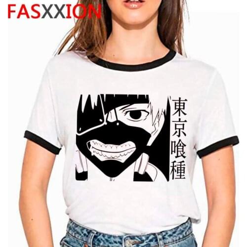 Tokyo Ghoul t Shirt Kaneki Ken top tees female print grunge aesthetic t-shirt streetwear plus size