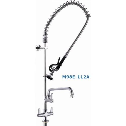 Hotel kitchen restaurant dishwasher washing machine stand table all copper high pressure flower sprinkler bibcock commercial