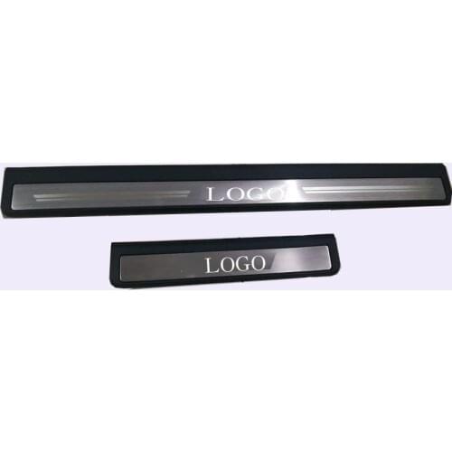 FIT For Toyota YARIS 2008-2018 Door Sill Scuff Plate Welcome Pedal Stainless Steel Car Styling Car Accessories