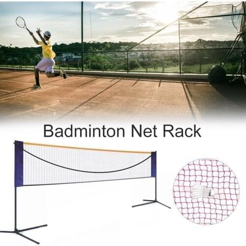 Portable Badminton set Easy Setup Professional Standard Volleyball Net For Tennis Pickleball Training Indoor Outdoor Sports