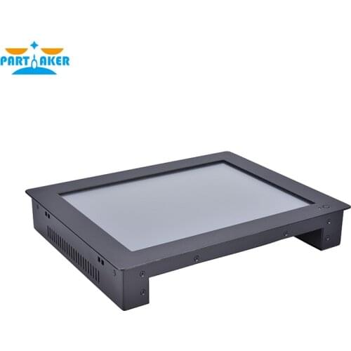 Partaker Z7 Intel Celeron 3855U 12.1 Inch Industrial Touch Panel PC 4 Wires Resistive Touch Screen 4G RAM 64G SSD
