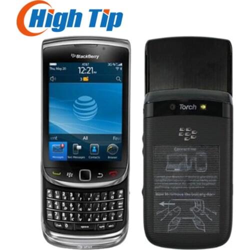Cheapest Original 9800 Unlocked Blackberry Torch 9800 GPS WIFI 3G Mobile Phone Refurbished