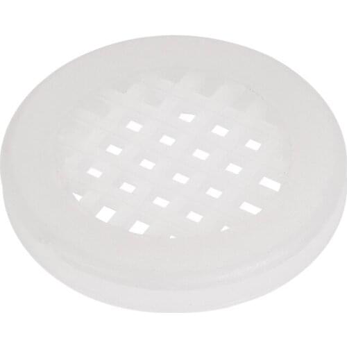 Uxcell Mesh Hole Air Vents Plastic Soffit Vent White 29mm Hole Dia 3mm Height for Cupboard Shoebox 30pcs
