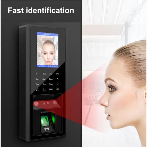 TCP Fingerprint & face Access Control machine System support 300pcs faces /3000 figners/ID card/ user password/ Touch Keypad