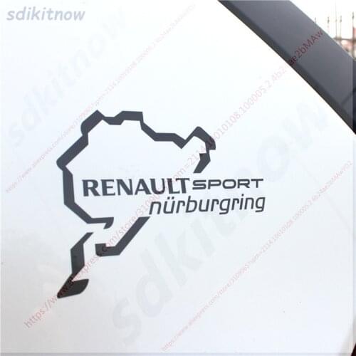 Nurburgring Sticker Sports Racing Windows Decal Car Styling For Renault Megane 2 3 Scenic Laguna 2 Captur Fluence