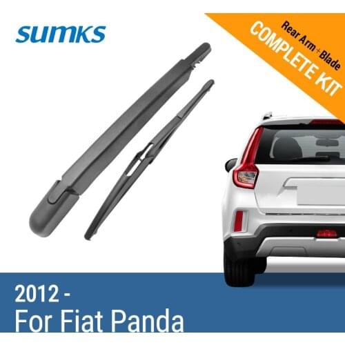 SUMKS Rear Wiper & Arm for Fiat Panda 2012 2013 2014 2015 2016 2017
