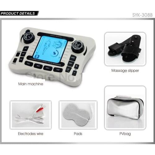 TENS UNIT/Dual channel output TENS EMS pain relief/Electrical nerve muscle stimulator/Digital therapy massager/Physiotherapy