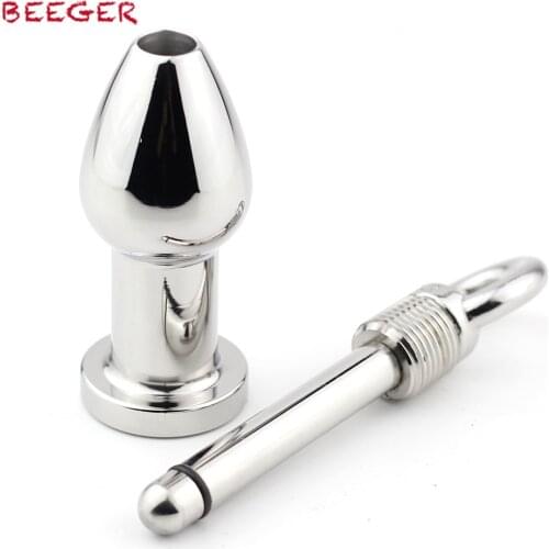 BEEGER stainless steel Tunnel Plug with Removable Core