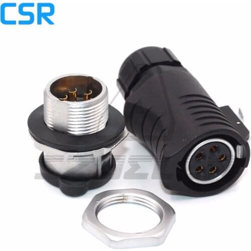 XHP20 , waterproof connector 5pin plug and sockte, IP67 Automotive Connector, Led power cable wire connector 5pin