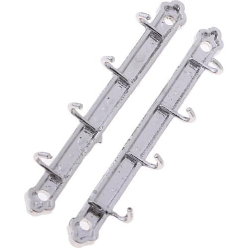 1/12 Dollhouse Miniature Clothes Coat Hook Rack Wall Hanger