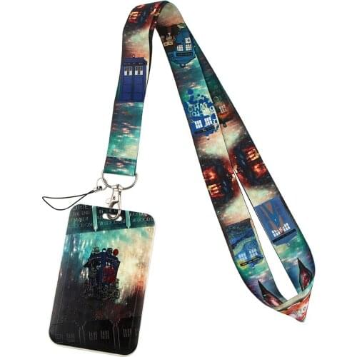 24pcs/lot MD472 DMLSKY Movie Card Holder ID Holder Bus Card Holder Staff Card With Lanyard