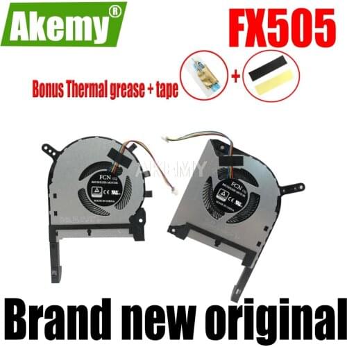 Brand new original laptop / notebook processor / GPU cooling fan heatsink For Asus Strix TUF 6 FX505 FX505G FX505GE FX505GD