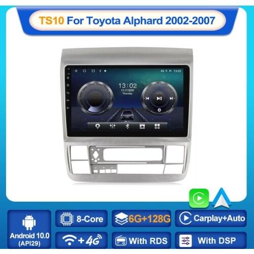 MEKEDE 2 Din For Toyota alphard 2002 - 2007 Android 10 Car Multimedia GPS Navigation 6+128G WIFI Car Radio Carplay No DVD Player