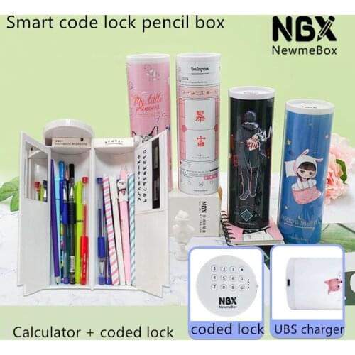 NBX smart electronic code lock pencil case multi-functional technology pencil box large capacity pencil box