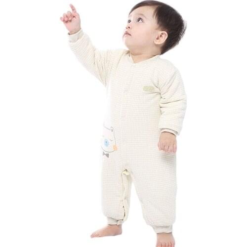 Childrens Clothing Baby Clothes Boy And Girl Fall Out With Thick Warm Coat Born Baby Climb Clothes Rompers Baby Boy Clothes