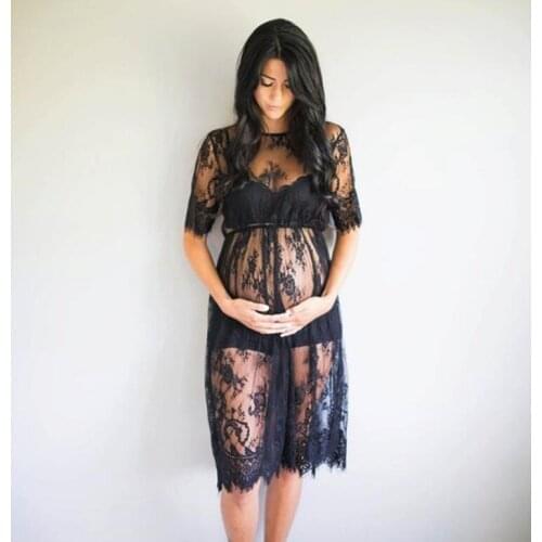 Summer Maternity Dresses Maternity Photography Dress Lace Pregnant Women Dresses Fancy Maternity Photo Shooting ER785