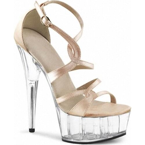 In the summer of 2018, the new sexy height and womens shoes, with a 15-centimetre high heel dance shoe