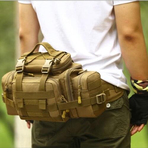 Multi-functional Outdoor Tactical Backpack Cross-body Bag Office Bag Camouflage Tactics Multi-purpose Camera Cross-body Bag
