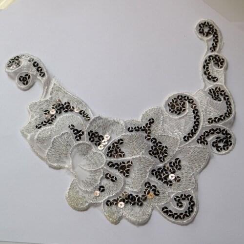 DIY fashion flower lace appliques Patches for clothing Embroidery lace patches for bags decorative parches applique