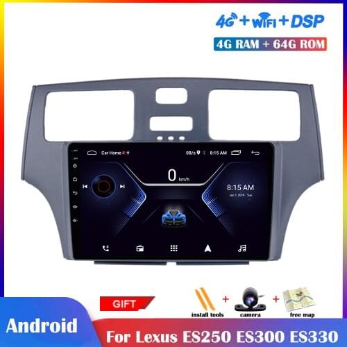 10.1 inch Android Multimedia Player For Lexus ES250 ES300 ES330 Car Radio Stereo GPS Navigation DSP IPS Touch Screen