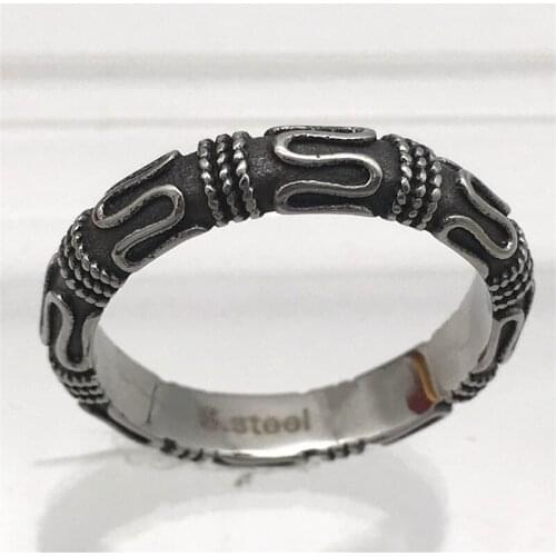 New style men 316 stainless steel ring size 7-12# female neutral 004