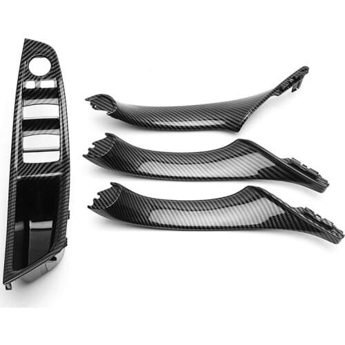 For BMW 5 Series F10 F11 F18 Left Hand Drive LHD Car Interior Door Handle Inner Door Panel Pull Trim Cover Car Accessories