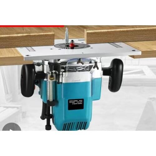 New Universal Electric wood milling trimming machine Flip Plate guide table Router Table Insert Plate For Woodworking Work Bench