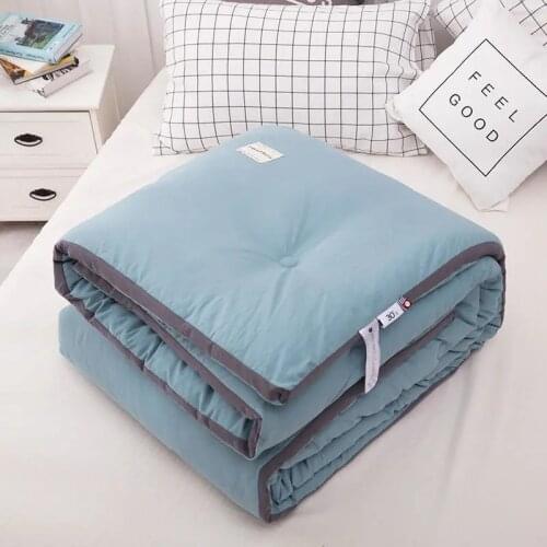 Quilt Air Conditioning Quilt Spring And Autumn Quilt Thin Comfortable Breathable Pavement Dual-Use Quilt Dropship Bedding Filler