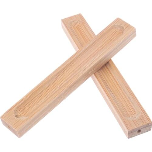 1Pcs Fragrant Ware Stick Incense Burner Sage Bamboo Material Stick Incense Plate Incense Holder