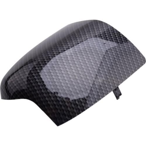 Right Carbon Fiber Style Side Rearview Door Wing Wind Mirror Cover Cap Case FD4247423 310-0098 Fit for Ford Focus Mk2 2005-2008