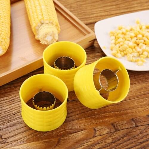 Corn Cob Remover Peeler Corn Thresher Stripper Cutter Kitchen Cook Tool Corn Separator Kernels Cob Cutter Kitchen Gadgets