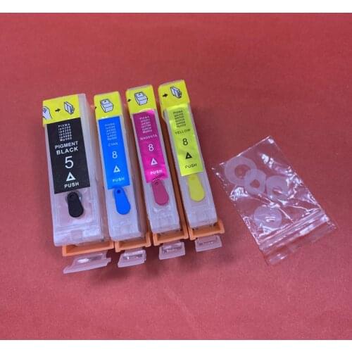 YOTAT Empty Refillable PGI5 ink cartridge PGI-5 CLI-8 for Canon PIXMA MP510 MP520 MP530 MP610 MP800 MP810 MP830 MP950