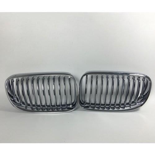 Front Full Chrome Bumper Grills Cover Grilles For BMW E90 318i 325i 330i 335i 320i 328i
