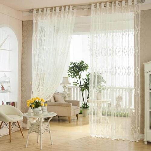 Modern Custom Window Screening Balcony Curtain for Bedroom Living Room Kitchen