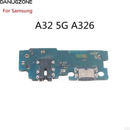 AAA Quality USB Charging Dock Port Socket Jack Plug Connector Charge Board Flex Cable For Samsung Galaxy A32 4G A325F 5G A326