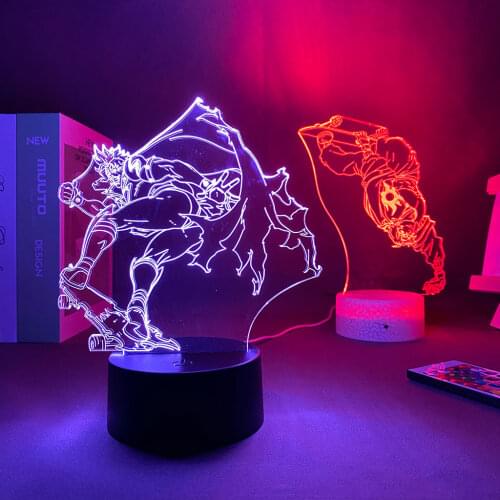 3D Lamp Anime Figure SK8 the Infinity Led Panel Lights Lamp With Motion Sensor Kids Room Decoration USB Light
