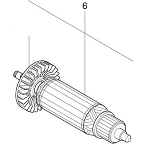 Armature 510186-7 220-240V Rotor For Makita M9503R