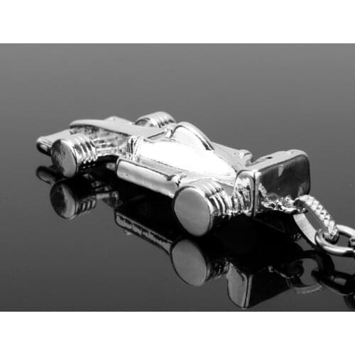 Punk F1 Racing Car Motorcycle Model Pendant Key Chain Keyring Metal Keychain For Men Bag Charm Accessories