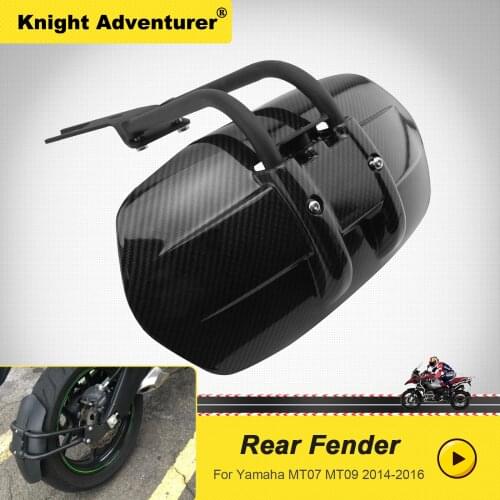 For Yamaha MT07 MT 09 MT09 MT-07 2014-2016 Motorcycle Accessories Rear Fender Mudguard Mudflap Mud Hugger Guard mt07 mt 09