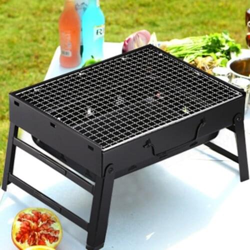 Household BBQ Stand Mini BBQ Charcoal BBQ Stand Outdoor Folding Portable BBQ Grill