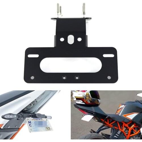 Number License Plate Holder For KTM RC125 RC200 RC390 2014 2015 2016 2017 2018 2019 2020 2021 Rear Tail Tidy Fender Eliminator