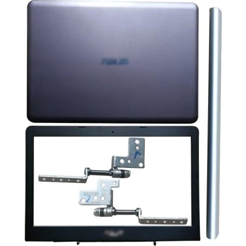 For ASUS K401 A401L K401L K401U K401LB V405L Laptop LCD Back Cover/Front Bezel/Hinges/Hinges Cover/Palmrest/Bottom Case Silver