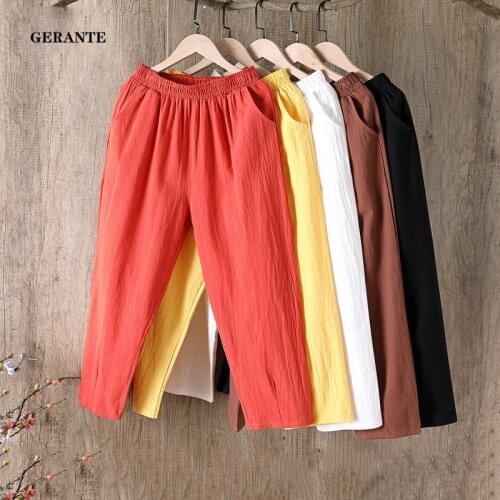 Женские укороченные брюки GERANTE China At AliExpress