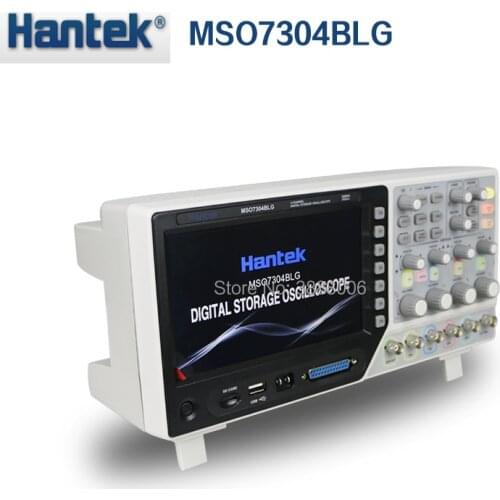 Hantek MSO7304BLG 4 Channel Oscilloscope 8 Ch Logic Analyzer 25MHz Arb.Waveform Generator 2Gsa/s 300MHz 32K