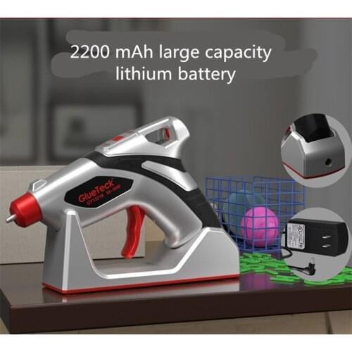 Hot Melt Glue Gun SD-818 Separate Power Cord To Carry Delayed Start Automatic Shut-down Charge and Discharge Interlock