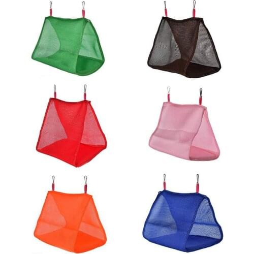 Summer breathable bird hammock Parrot Starling triangle hammock High quality thick sandwich breathable hammock cotton pet nest