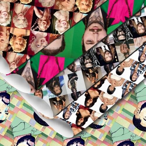 20*33cm Film Series Ordinary Faux Synthetic Leather Sheets For Bows Handbag Gift Decoration DIY Handmade Vinyl cuero