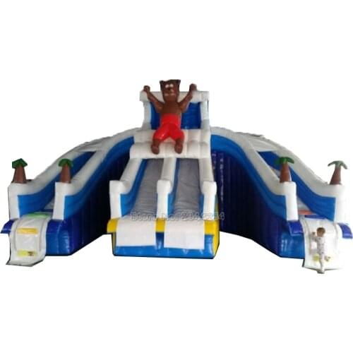 Customized PVC inflatable water slide for swimming pool /inflatable large slide