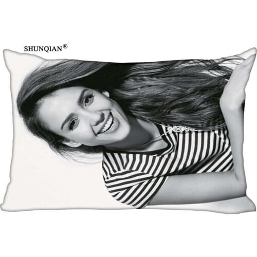 New Jessica Alba Pillow Case Custom Wedding Pillowcase Cover Cases Gift Zippered Rectangle Pillow Case A8.15