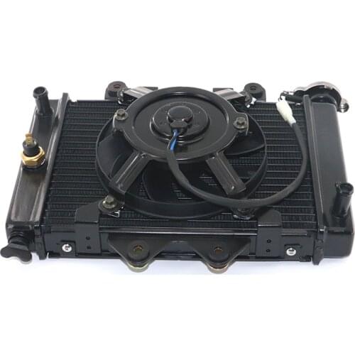 New 200cc 250cc engine water cooler cooling 12v radiator fan for moto rcycle moto quad 4x4 atv utv parts
